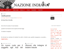 Tablet Screenshot of nazioneindiana.com
